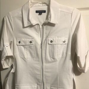 Sharagano White dress